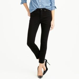Black J.Crew lookout high rise skinny jeans